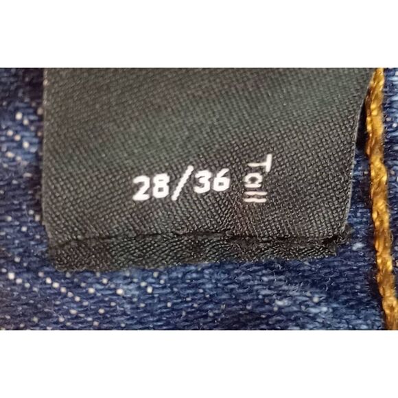 Asos Jeans Ladies‎ 28 Tall Straight Leg Dark Wash - Picture 6 of 8